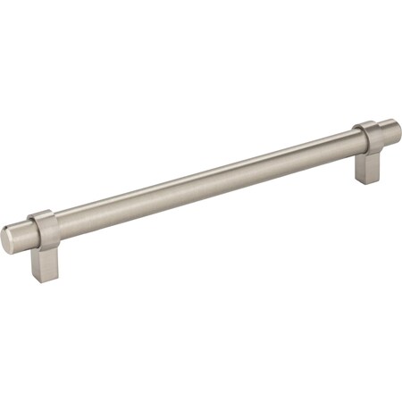 Jeffrey Alexander 192 mm Center-to-Center Satin Nickel Key Grande Cabinet Bar Pull 5192SN